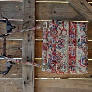 Vintage Fairy, Cottagecore, Whimsigoth, Toby Weston woven print, Shoulder Bag